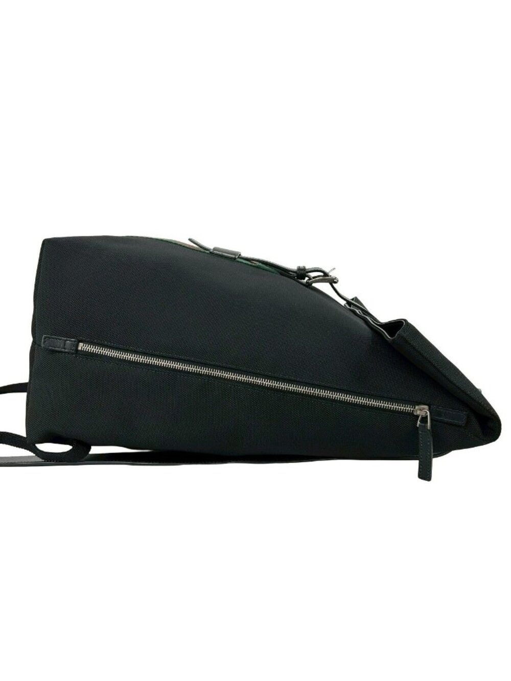Gucci Sherry Line Web Canvas Leather Backpack Black - Picture 6 of 10